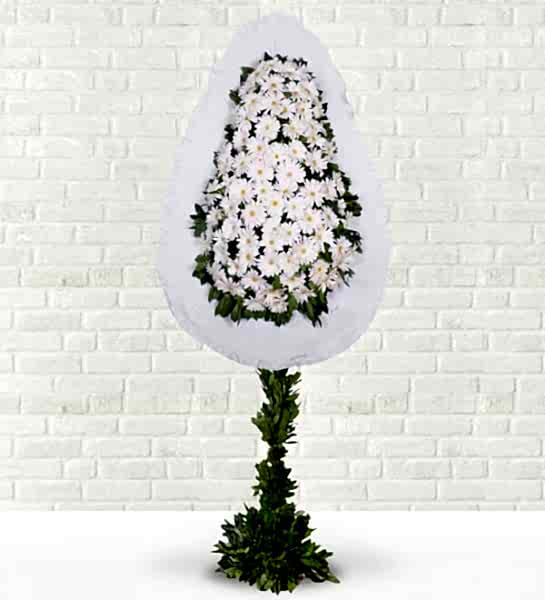 Beyaz Gerbera Sepeti