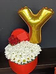 İSİMLİ PAPATYALI GÜLLÜ